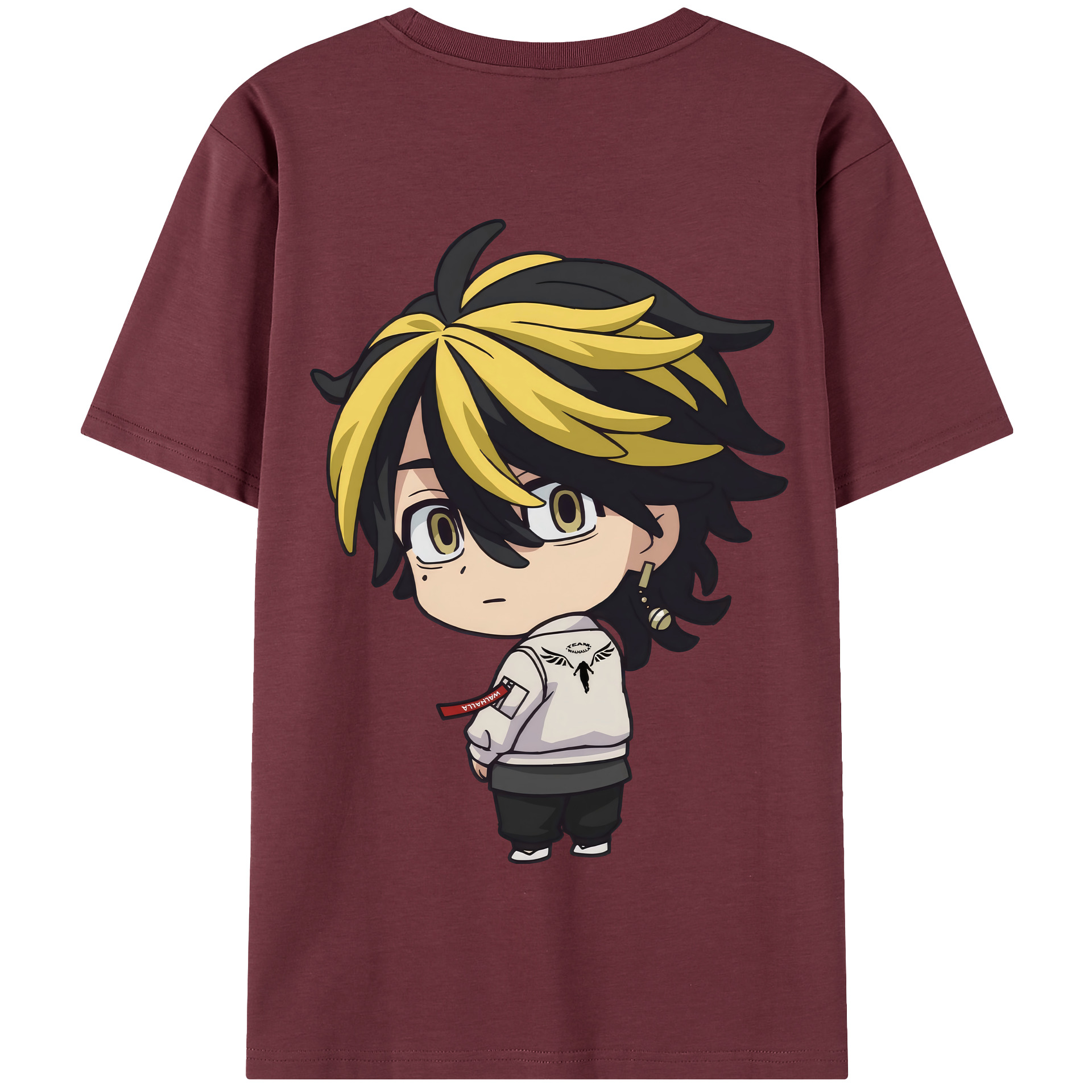 （画像用） 東京リベンジャーズ Tokyo Revengers 綿100％半袖Tシャツ（背面プリント）